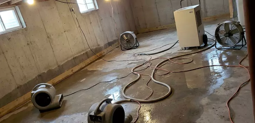 Large-Scale Water Damage Cleanup in Griffin